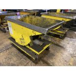 Jesco 1/4 Cu Yd Rolling Self Dumping Hopper