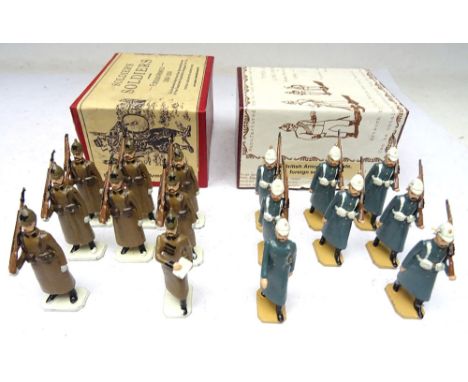 John Tunstill's Soldiers Soldiers, Royal Navy (two sets), British Army in greatcoats (two sets), Russian Red Army Engineers, 