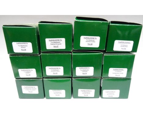 King and Country Napoleonic series 71st Highlanders (Highland Light Infantry) NA1, 2, 3, 4, 5, 6, 7, 8, 11, 12, 30 and 31 in 