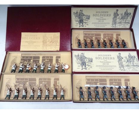 John Tunstill's Soldiers Soldiers, Russian Infantry with Band (three sets) Belgian Grenadiers (two sets), Belgian Light Infan