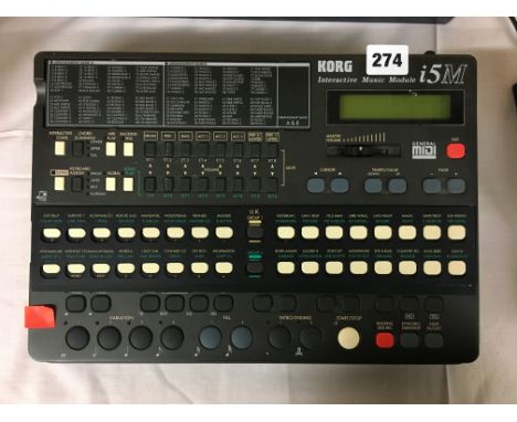 KORG INTERACTIVE MUSIC MODULE I5M GENERAL MIDI CONSOLE
