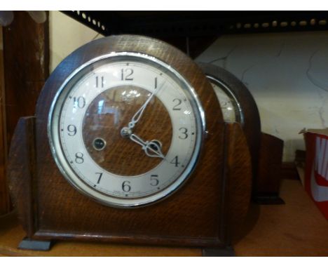 Smiths Westminster chime mantel clock 