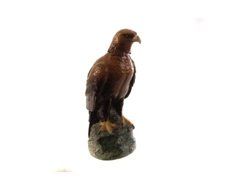 A Royal Doulton porcelain Golden Eagle decanter, modelled by John G Tongue for Whyte and Mackay Scotch Whiskey, approx 26cm H