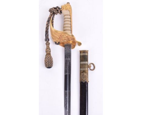 1827 Pattern George VI Royal Navy Officers Dress Sword by Wilkinson, excellent example retaining nearly all of the original f