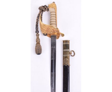 1827 Pattern George VI Royal Navy Officers Dress Sword by Wilkinson, excellent example retaining nearly all of the original f