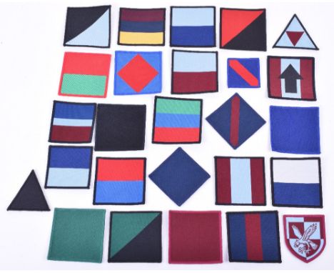 Selection of Airborne Related DZ Flashes, consisting of 16 Air Assault Brigade, HQ 16 Air Assault Brigade, 216 Signals Squadr