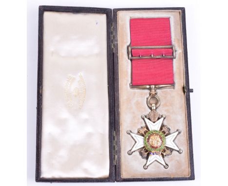 British The Most Honourable Order of the Bath C.B Companions Breast Badge Military, in silver gilt and enamels. Swivel ring a