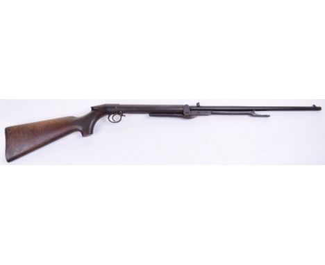 Improved Model D, BSA .177” Lever Cocking Air Rifle No.30956/296 Pat 11817-05, tap loading, adjustable trigger pull, overall 