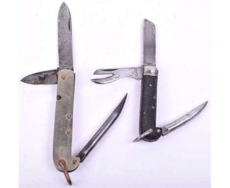 Great War “ENCORE” Multi Blade Clasp Knife, Thomas Berner & Co, Sheffiled, single edged blade with smaller fold out blade and
