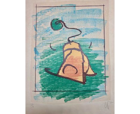 Claes Oldenburg (1929-2022)
Teabag, 1972
signed and numbered in pencil
lithograph
78 x 57cm, unframed.