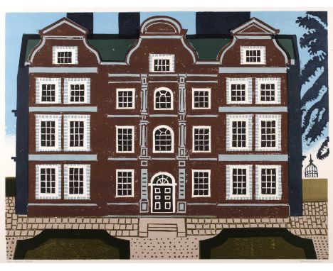 Edward Bawden (1903-1989) 
Kew Palace, 1983 
128/160, signed, titled, and numbered in pencil (in the margin)
 lithograph 
63 