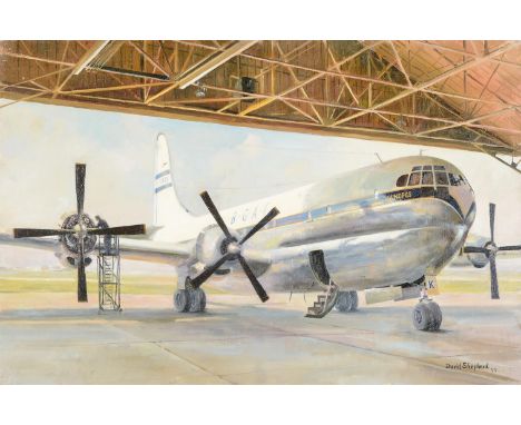 λ David Shepherd (British 1931-2017)Giant RefreshedOil on canvasSigned and dated 53 (lower right); further signed and titled 