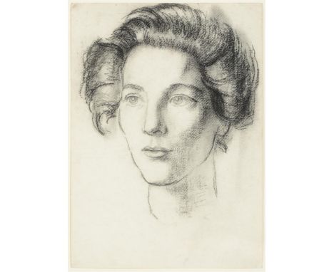λ† Frank Dobson (British 1886-1963)Portrait of Ann, the artist's daughterBlack chalk35.5 x 25.5cm (13¾ x 10 in.)Provenance:Th