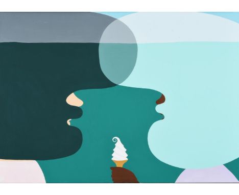 λ Peter Mcdonald (British/Japanese b. 1973)Ice Cream Acrylic on canvasSigned, titled and dated 2007 (verso)82 x 114.5cm (32¼ 