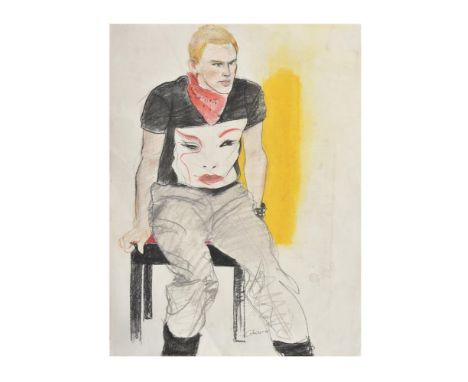 Benedicto Cabrera (Filipino b. 1942)Untitled (Punk)Pastel Signed and dated 81 (lower centre)55.5 x 42cm (21¾ x 16½ in.)Unfram