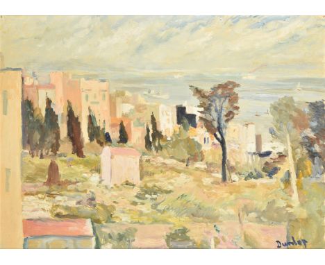 λ Ronald Ossory Dunlop (Irish 1894-1973)Storm blowing up: TangiersOil on canvasSigned (lower right) 56 x 76cm (22 x 29¾ in.)P