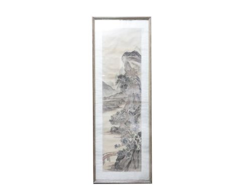WEICHENG (CHINESE SCHOOL, 19TH CENTURY)Winter LandscapesA set of four, ink and colour on silkTwo examples signed Qian Weichen