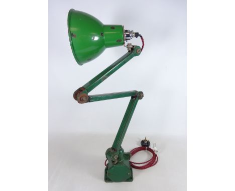 Vintage industrial wall mounted work light  (This item is PAT tested - 5 day warranty from date of sale) Condition Report Cli