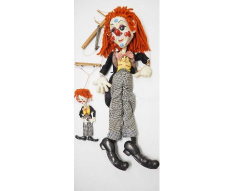 An original large 43" Display PELHAM PUPPET Bimbo together with a regular sized SL Bimbo - G/VG (unboxed)(2)