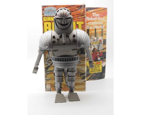 A vintage 1970s MEGO / DENYS FISHER 'Doctor Who' (Dr Who) Giant Robot - G/VG (grubby with some wear to head) in G box with pa