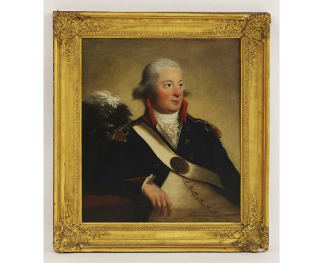 David Martin (1737-1797)Portrait of Captain Charles Kerr of Buchtrigg and Calderbank (1753-1813), half length, wearing the un
