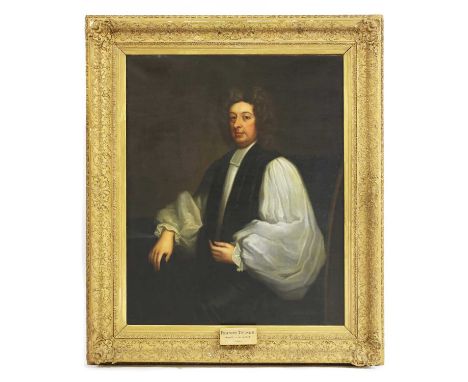 After Sir Godfrey Kneller (1646-1723) Portrait of Francis Turner, Bishop of Rochester (1637-1700) seated, three-quarter lengt