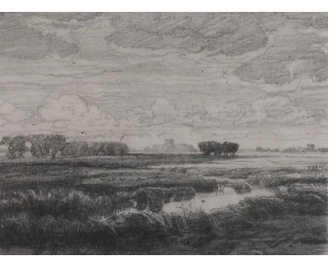 Frederick Landseer Maur Griggs (1876-1938)'Addlethorpe and Ingoldmells'Signed and dated 1912, pencilimage 10 x 13.5cmPrepared