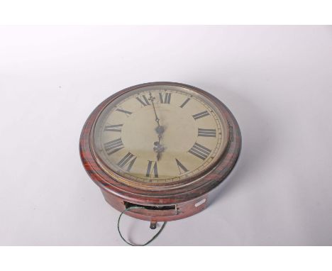 A 19th century wall clock