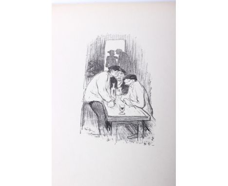 A collection of prints by the Swiss-French artist Théophile A. Steinlen (1859-1923), many published by Le Mirliton including 