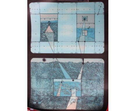 Jean-Pierre Vielfaure (French, 1930-2015)Composition IILimited edition lithograph numbered 20/110Signed in pencil76 x 54cm*Th