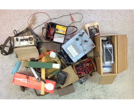 Quantity of tools to include volt meters and hand tools