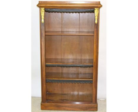 Rosewood Four Shelf Bookcase. 152 x 86 x 40cm