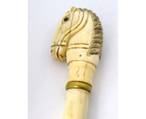 Horse head walking stick