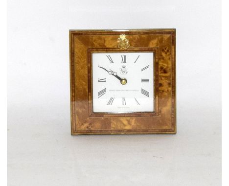 Orient Express Clock with Wooden Frame