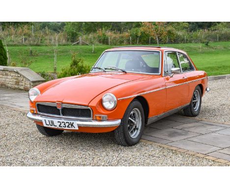 1972 MGB-GT
Registration number: LUL 232KDate of first registration: 09/05/1972VIN number: GHDS2798179Engine number: 18V582FM