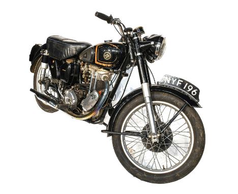 AJS 350Registration number: NYF 196Date of first registration: 24 08 1953Frame number: 4493Engine number: 53/16M/20401MOT exp