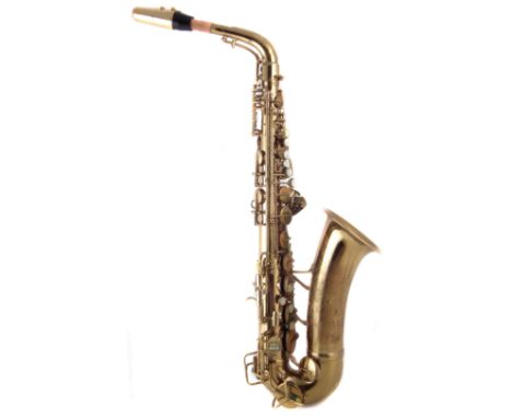 Conn Naked Lady 6M VIII alto saxophone, serial number A278899, 64cm high in case, with two Yamaha mouthpieces. This saxophone