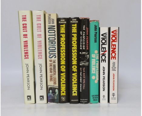 ° ° Pearson, John - The Profession of Violence: the rise and fall of the Kray Twins. First Edition. 9 photo. plates; publishe