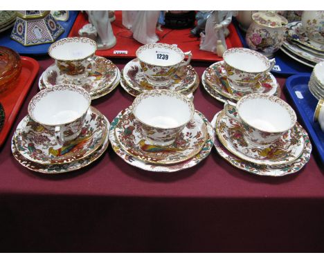 A Royal Crown Derby Bone China 'Old Avesbury' Pattern Tea Service:- One Tray