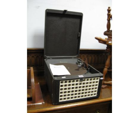 A Mid XX Century Decca 'Decalian' Record Player (or Electric Record Reproducer).