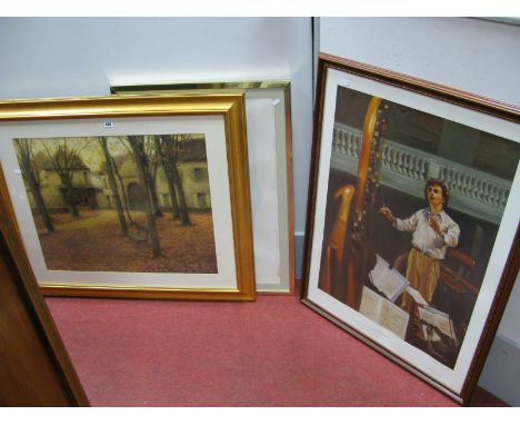 Gordon Butler 'Simon Rattle Final Rehearsal Before Symphony Hall', Limited Edition Colour Print of 850, 76 x 56cm, signed by 