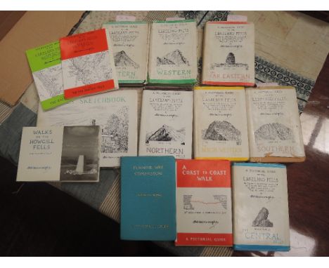Wainwright. A selection. Including, Pictorial Guide: Far Eastern Fells (book two) first edition, 1957, in dust wrapper; other