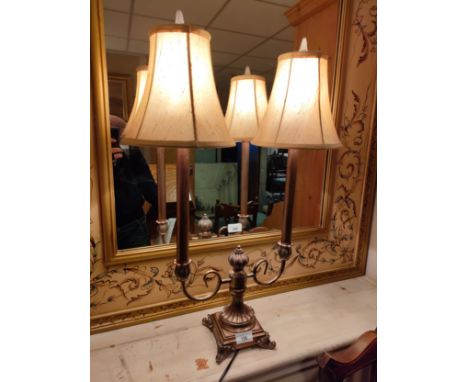 Lovely Vintage style  double section interior lamp. 