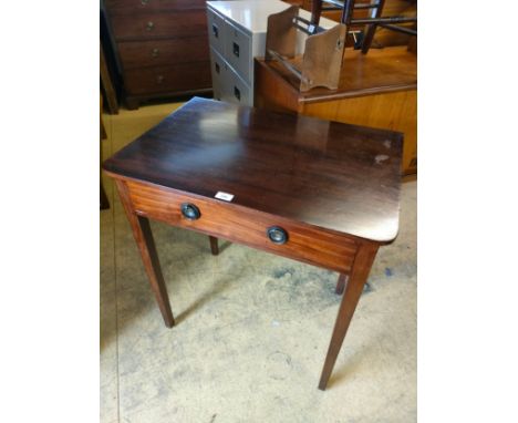 Beautiful example of a Victorian bow fronted Table with drawer 