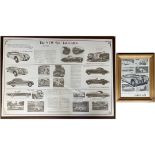Jaguar XK120 Framed and Glazed Posters