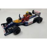 Taxi for Senna: 1:12th Scale Williams FW14 Model with a Plaque Signed By Nigel Mansell CBE