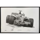 Sir Lewis Hamilton's First Formula 1 Victory. Limited Edition Print