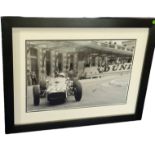 Sir Stirling Moss Pictured in His Lotus 18 at Monaco in 1961