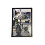Valentino Rossi 'The Doctor' Large Signed and Framed Photographic Display