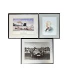 Three Mike Hawthorn Prints